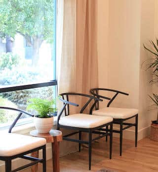 We have four new patient offers for our first time visitors Three chairs in our waiting room