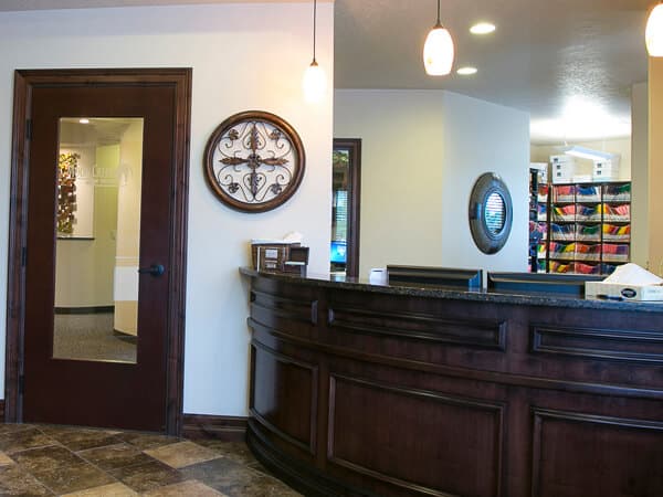 The front desk at our Moon Creek location
